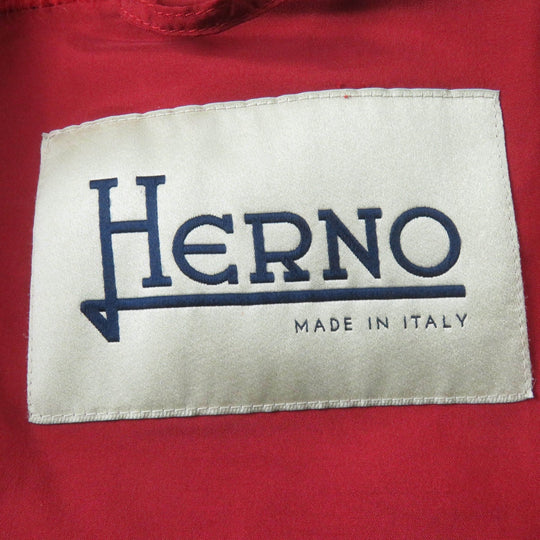 Herno coat Main: 35% acrylic, Main: 21% wool, Main: 17% polyester, Main: 9% mohair, Main: 9% alpaca, : 35% polyester Red Women 40 Used Authentic