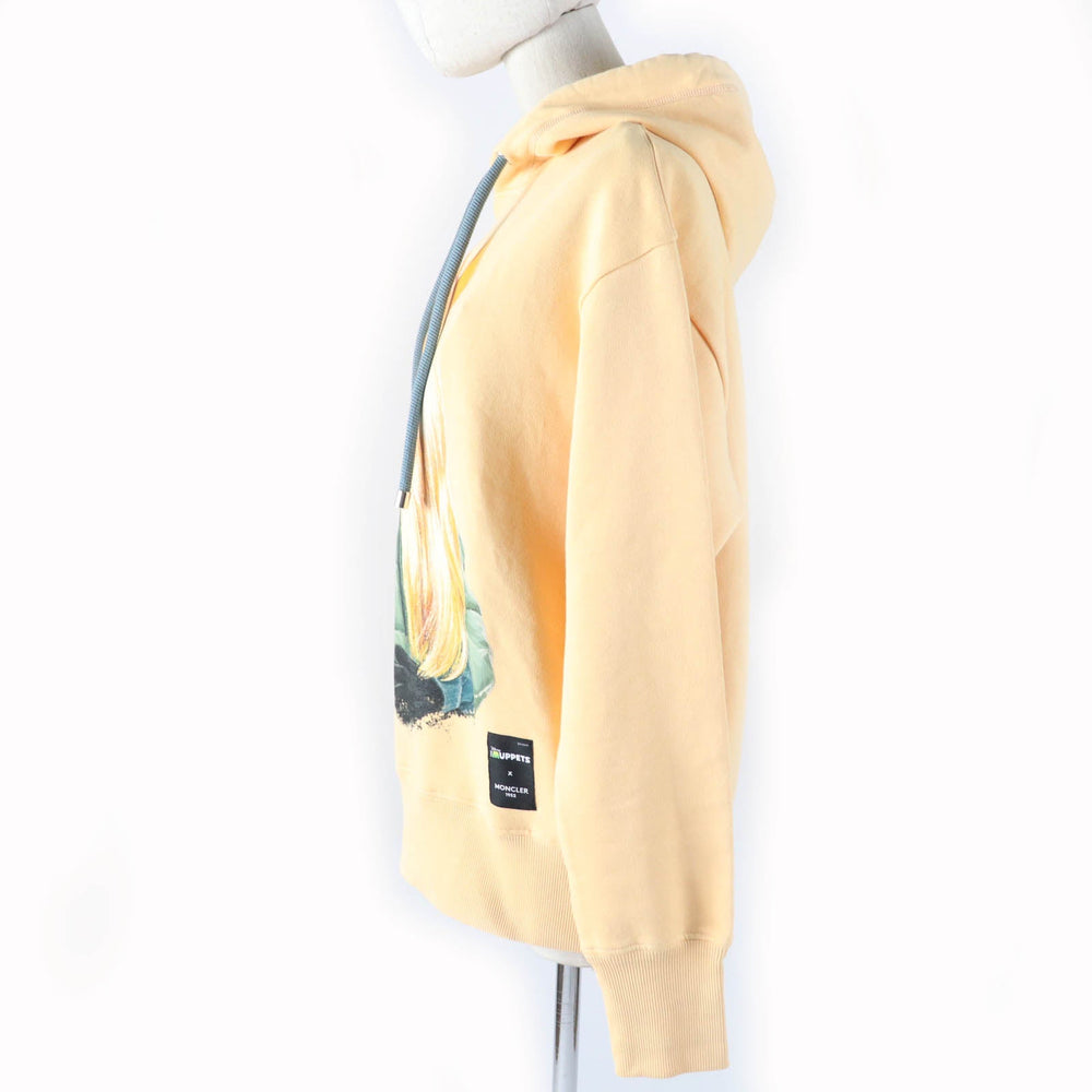 MONCLER sweat Main: 100% cotton, part: 95% cotton, part: 5% polyurethane Orange type Women XS Used Authentic