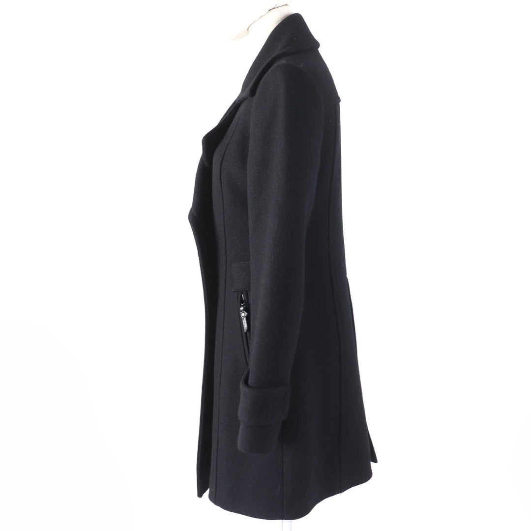 BURBERRY BLUE LABEL coat wool black Women 36 Used Authentic