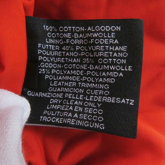 HERMES Pouch Main: Cotton, Part: Leather, Lining: Polyurethane, Lining: Cotton, Lining: Polyamide Orange Bolide Pouch Mini Women Used Authentic