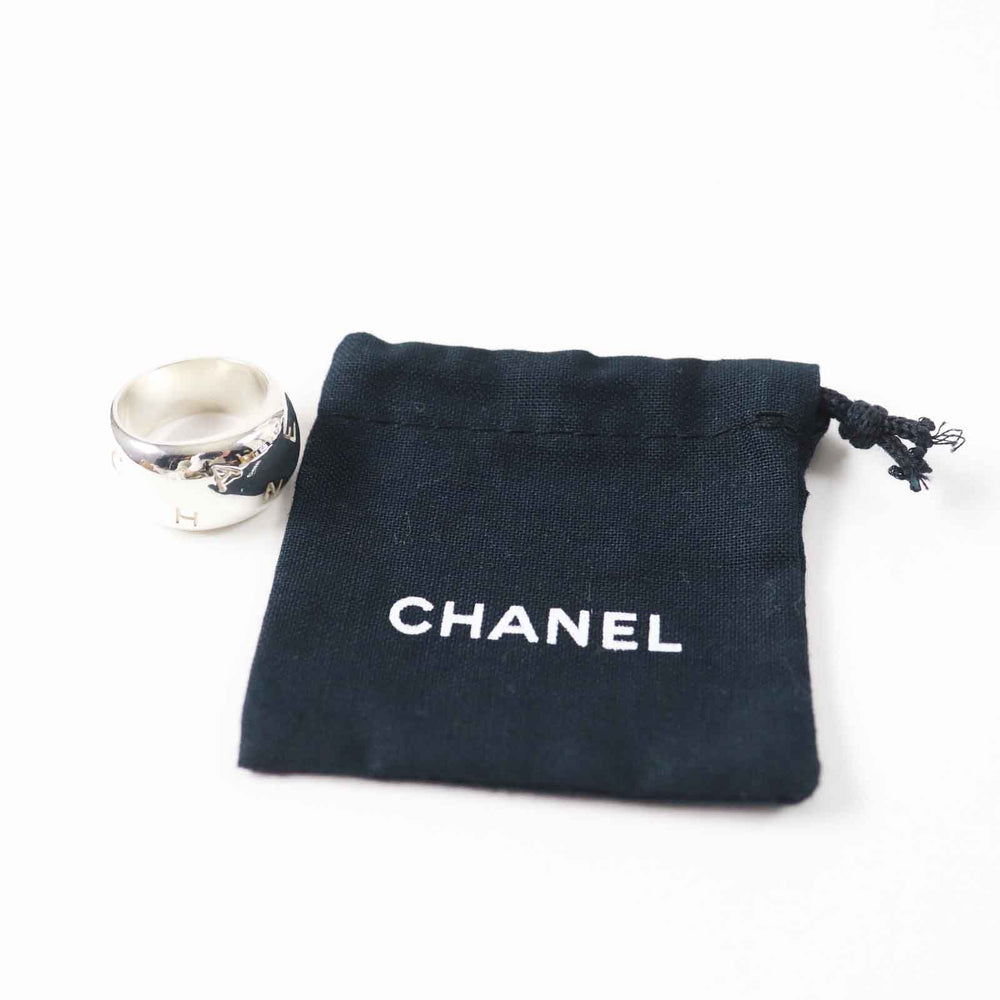 CHANEL Ring Main: AG925 Silver Women Used Authentic