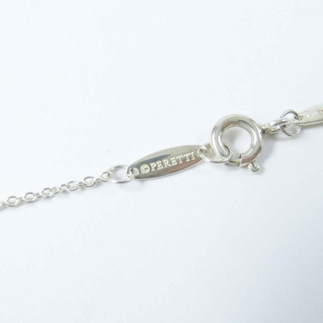 TIFFANY&Co. Necklace Main: AG925, Part: Aquamarine Silver light blue By the yard Women Used Authentic