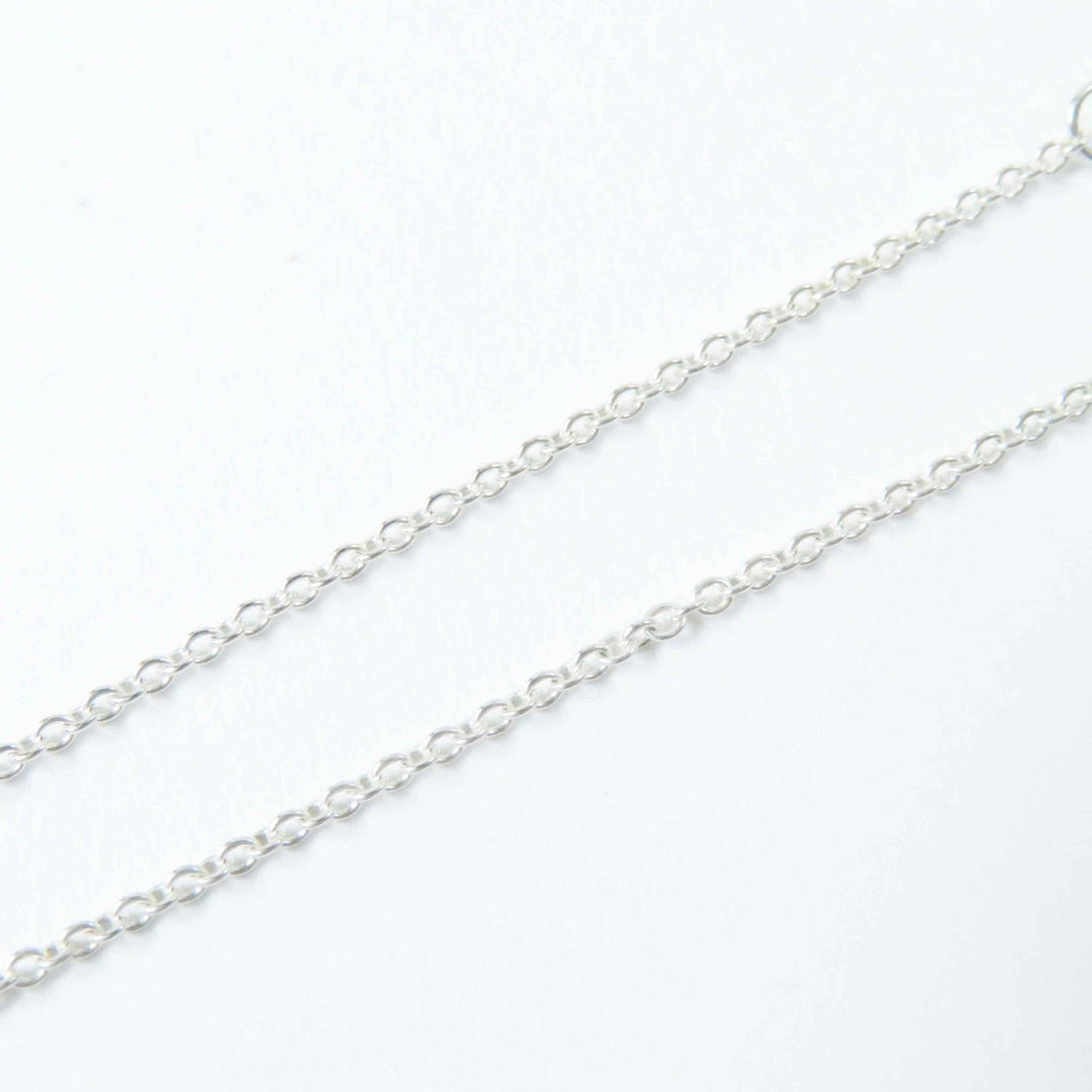 TIFFANY&Co. Necklace Main: AG925, Part: Aquamarine Silver light blue By the yard Women Used Authentic