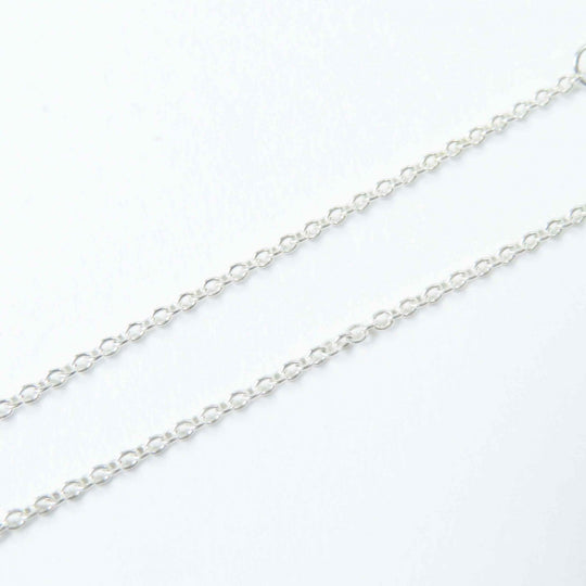 TIFFANY&Co. Necklace Main: AG925, Part: Aquamarine Silver light blue By the yard Women Used Authentic