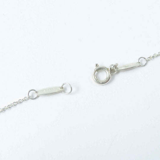 TIFFANY&Co. Necklace Main: AG925, Part: Aquamarine Silver light blue By the yard Women Used Authentic