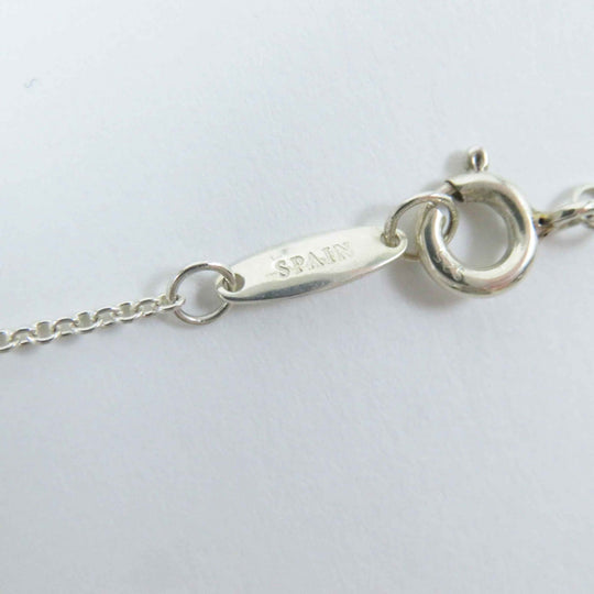 TIFFANY&Co. Necklace Main: AG925, Part: Aquamarine Silver light blue By the yard Women Used Authentic