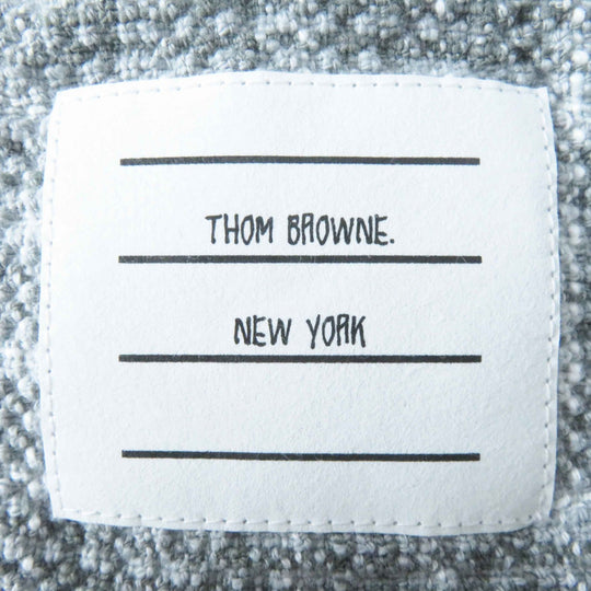 THOM BROWNE one piece FJD105A Main: 91% cotton, Main: 8% polyamide, Main: 1% elastane, Part: 90% cotton, Part: 9% polyamide Gray white Women 40 Used Authentic