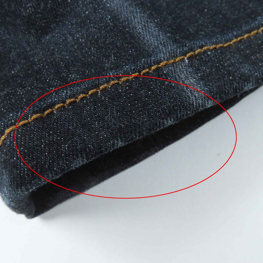 CHANEL Denim pants P47726 Outer material: 97% cotton, Outer material: 3% elastane Indigo blue Women 38 Used Authentic