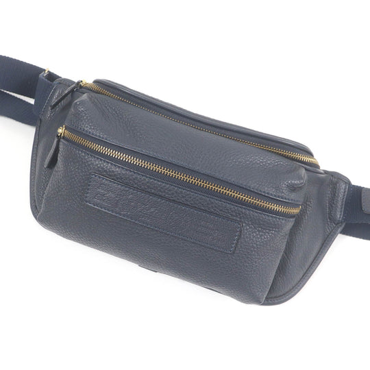 Felisi Waist bag 799/10 Main: Leather Navy mens Used Authentic