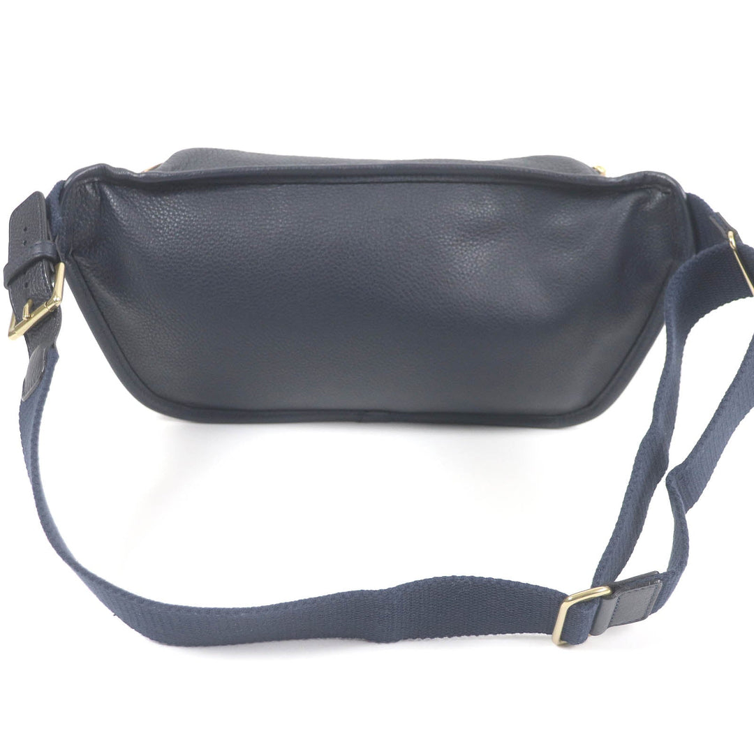 Felisi Waist bag 799/10 Main: Leather Navy mens Used Authentic