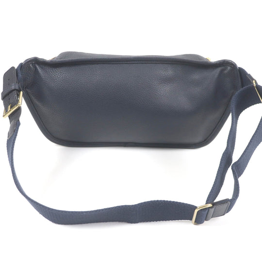 Felisi Waist bag 799/10 Main: Leather Navy mens Used Authentic