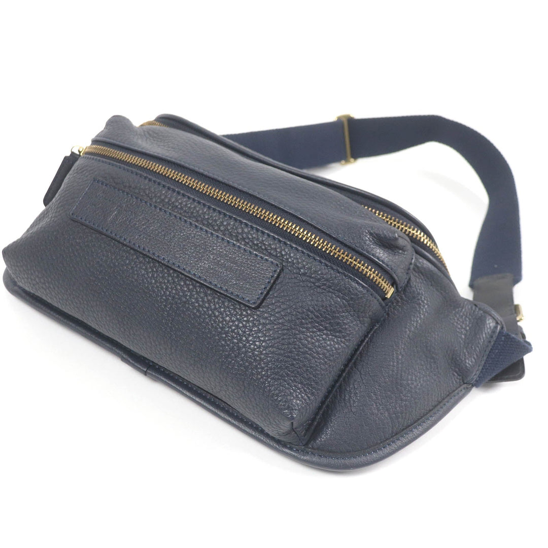 Felisi Waist bag 799/10 Main: Leather Navy mens Used Authentic