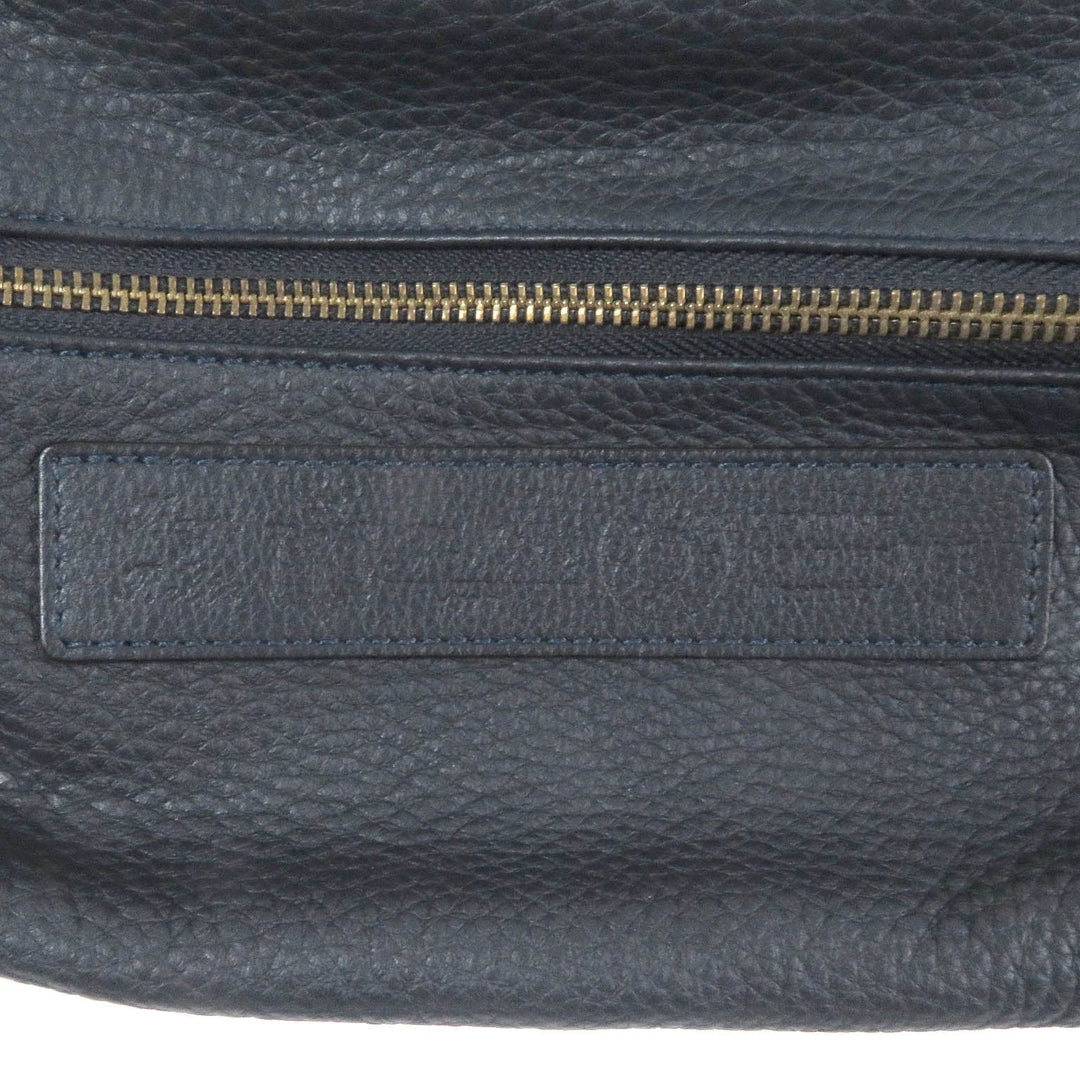 Felisi Waist bag 799/10 Main: Leather Navy mens Used Authentic