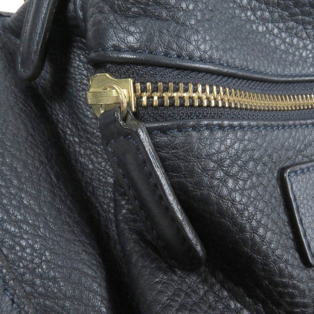 Felisi Waist bag 799/10 Main: Leather Navy mens Used Authentic