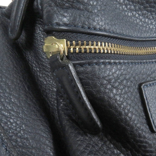 Felisi Waist bag 799/10 Main: Leather Navy mens Used Authentic