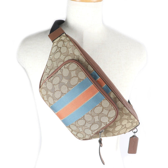 COACH Sling bag C9364 Main: Canvas, Main: Leather Brown Thompson mens Used Authentic