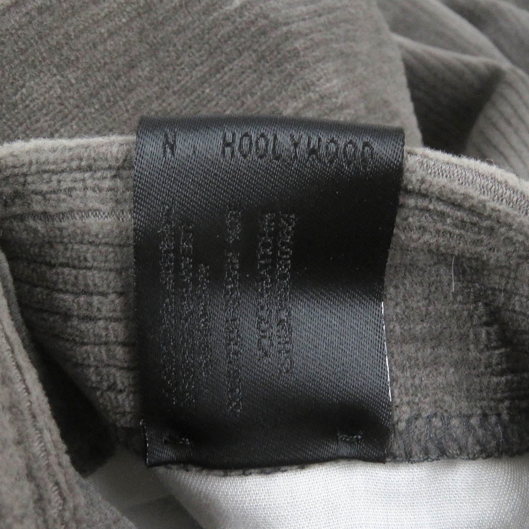 N.HOOLYWOOD Pants 2202-PT07-007 peg Main: 71% cotton, Main: 27% polyester, Main: 2% polyurethane charcoal mens 38 Used Authentic