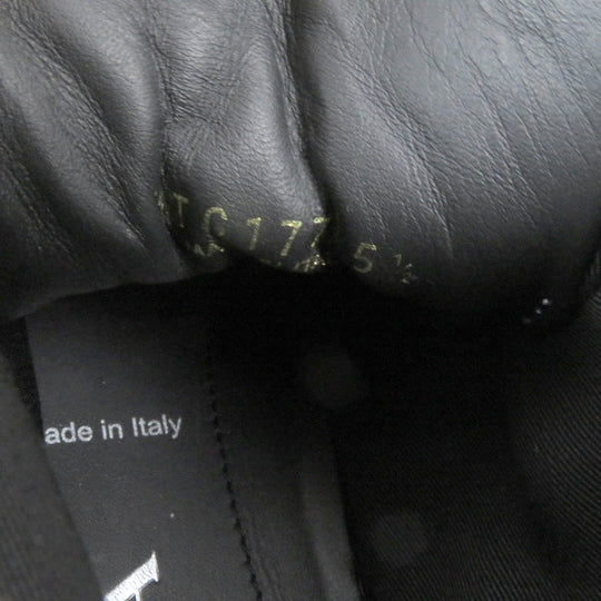 PRADA High cut sneakers 2TG177 Main: Canvas, Part: Leather Black White POINTY HIGH-TOP SNEAKERS SHOES mens 5 1/2 Used Authentic