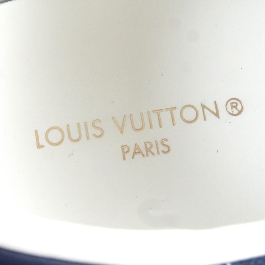 LOUIS VUITTON Low cut sneakers Main: Leather, Main: Canvas Navy LV Oli Line mens 9 Used Authentic