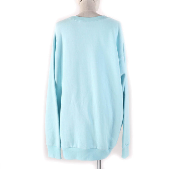 GUCCI sweat 617964 Main: 100% cotton, some: 75% silk, some: 25% polyester, some: sequins, some: polyester Light blue Women XL Used Authentic