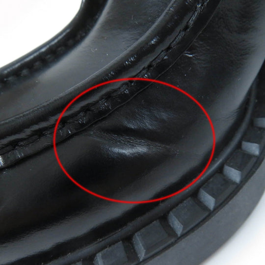 PRADA Leather shoes 1E249N Main: Brushed leather black Women 36 Used Authentic