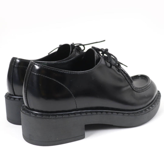 PRADA Leather shoes 1E249N Main: Brushed leather black Women 36 Used Authentic