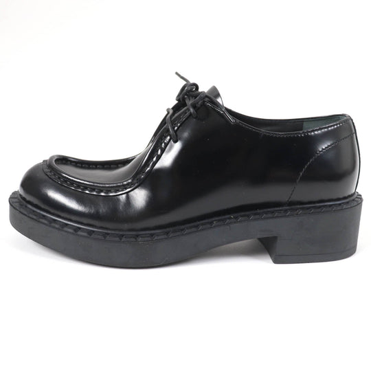 PRADA Leather shoes 1E249N Main: Brushed leather black Women 36 Used Authentic