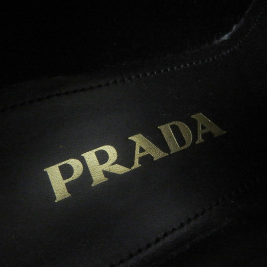 PRADA Leather shoes 1E249N Main: Brushed leather black Women 36 Used Authentic