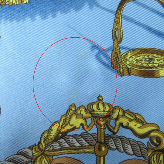 HERMES one piece Main: 100% silk Multi BATEAU A VAPEUR DE JOUFFROY DABBANS 1784 Steamboat Women 40 Used Authentic