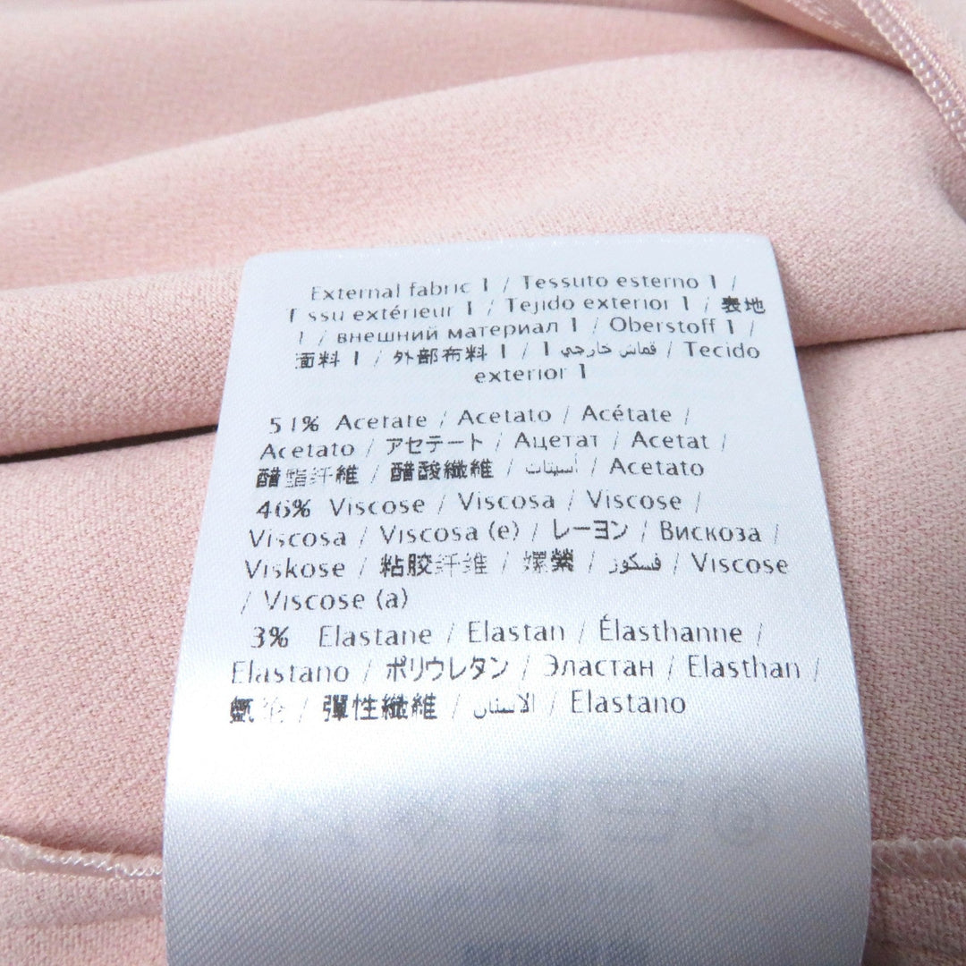 RED VALENTINO one piece Outer: 51% acetate, Outer: 46% rayon, Lining: 3% polyurethane, Part: 100% silk, Part: 100% polyester pink Women 38 Used Authentic