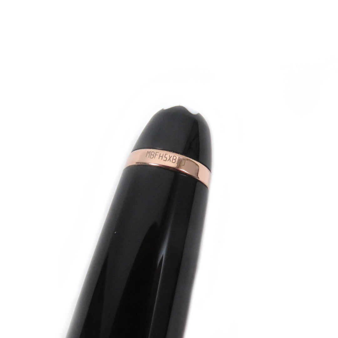 MONTBLANC Ballpoint pen Main: Precious resin Black Red Gold mens Used Authentic