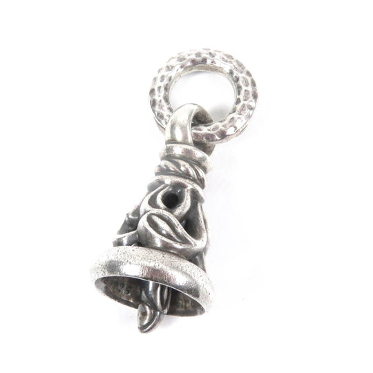 LEONARD KAMHOUT Pendant top Main: SV925 Silver Crane bell M mens Used Authentic