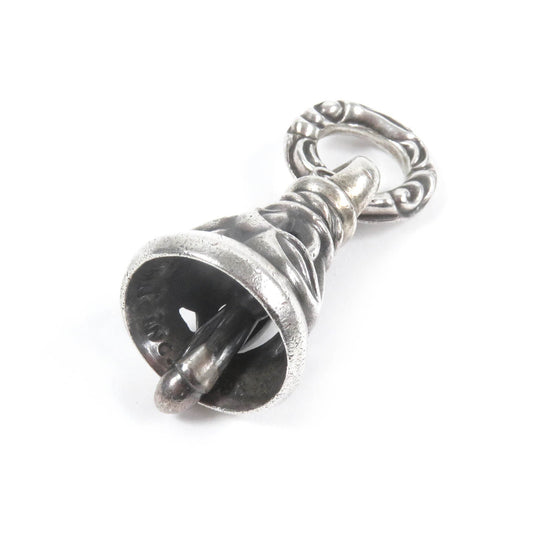 LEONARD KAMHOUT Pendant top Main: SV925 Silver Crane bell M mens Used Authentic