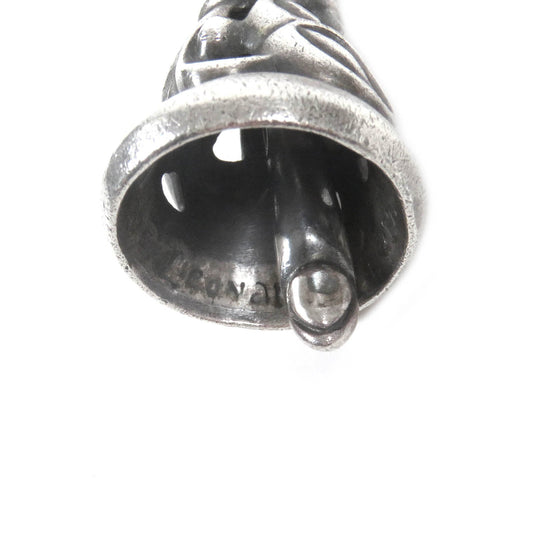 LEONARD KAMHOUT Pendant top Main: SV925 Silver Crane bell M mens Used Authentic