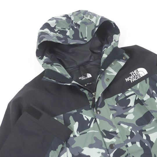 THE NORTH FACE Mountain Hoodie NP62135 Outer: 100% nylon, Lining: 100% polyester Laurel wreath green Novelty Mountain Light Jacket mens XXL Used Authentic