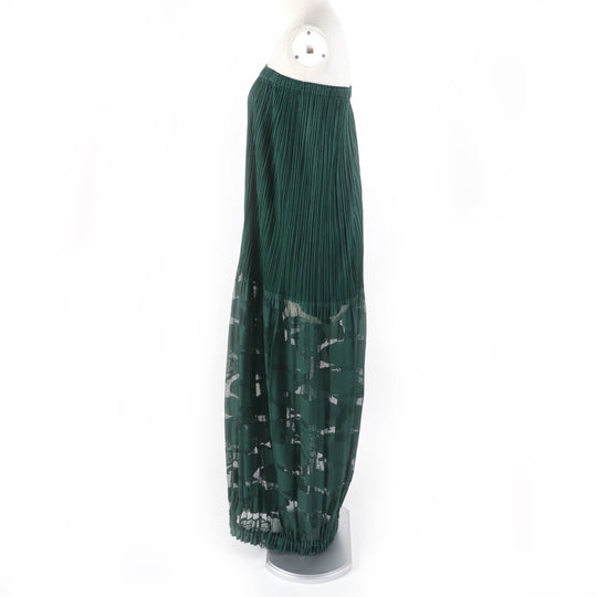 PLEATS PLEASE one piece PP83-JG574 Main: 100% polyester green Women No size Used Authentic