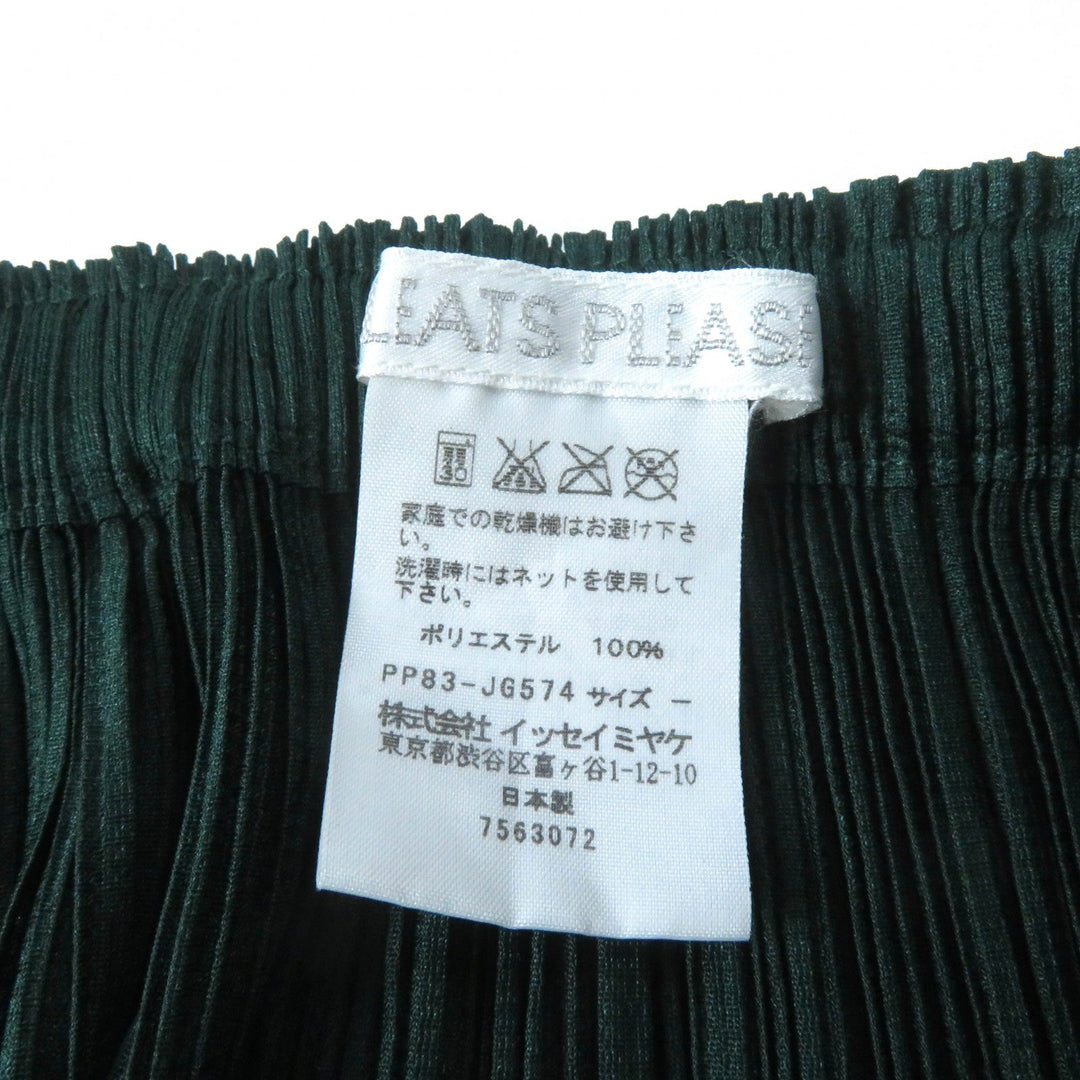 PLEATS PLEASE one piece PP83-JG574 Main: 100% polyester green Women No size Used Authentic