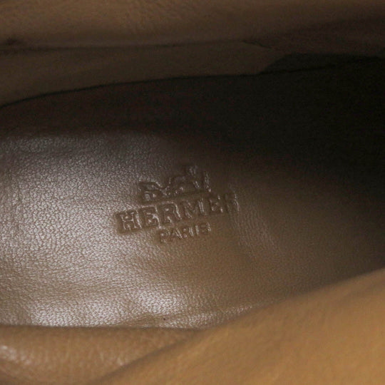 HERMES boots Main: Leather Brown mens 40 Used Authentic