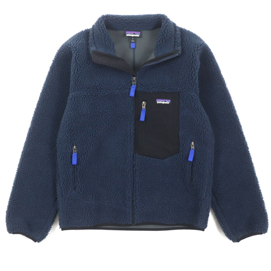 patagonia Jacket RN51884 Main: 100% polyester Navy Classic Retro mens S Used Authentic
