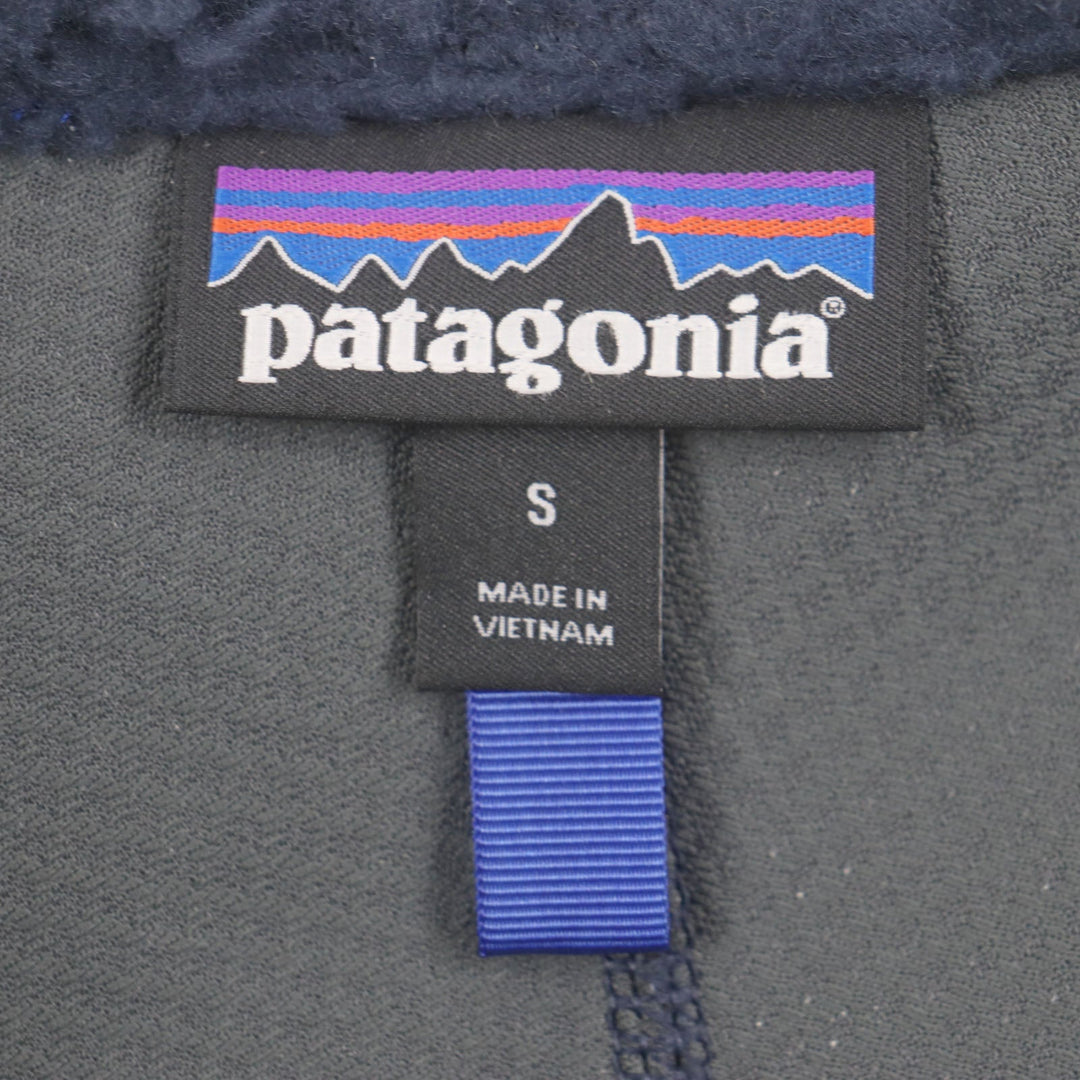 patagonia Jacket RN51884 Main: 100% polyester Navy Classic Retro mens S Used Authentic