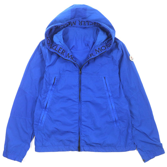 MONCLER Hoodie Main: 100% nylon blue MONTEINT SCIE mens 5 Used Authentic
