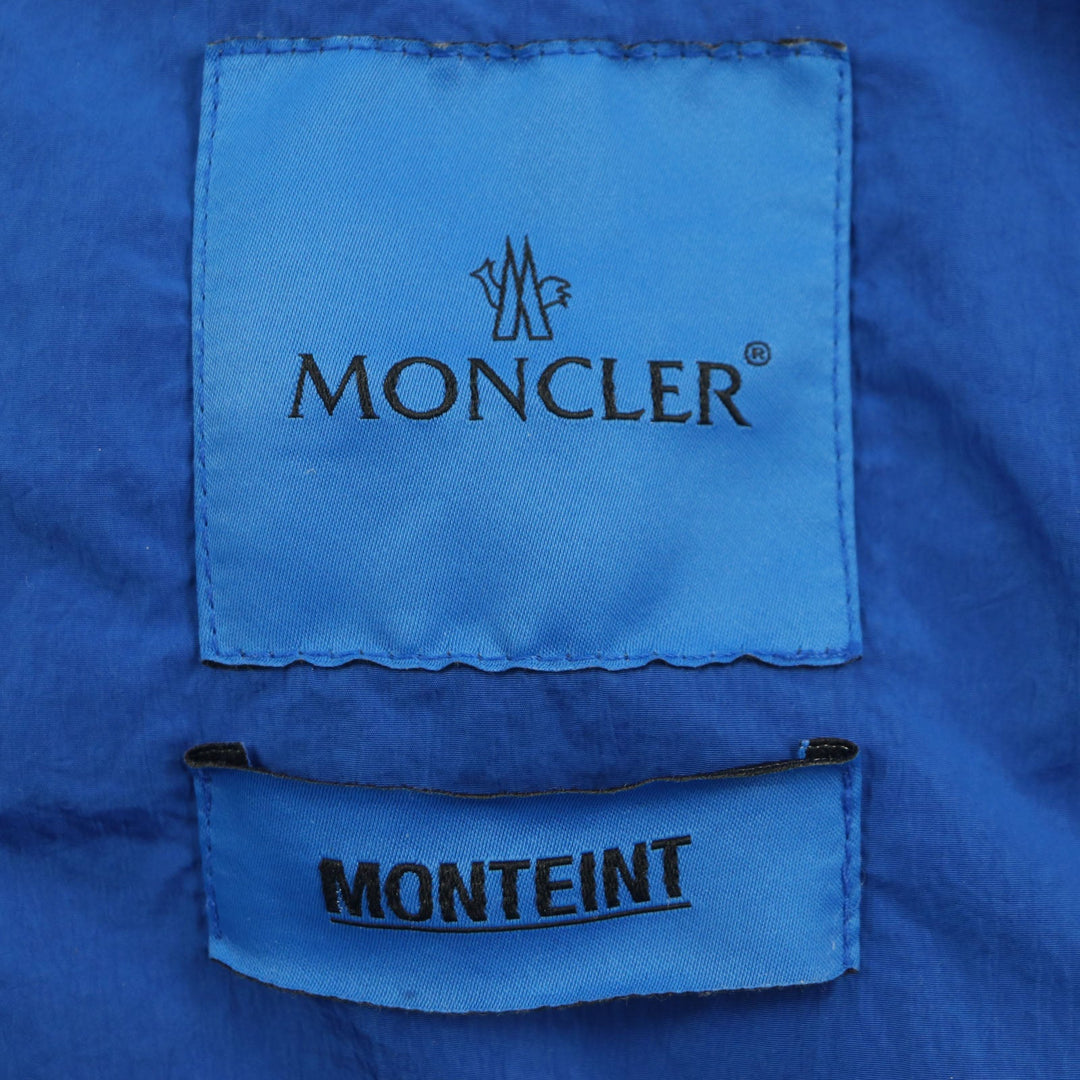 MONCLER Hoodie Main: 100% nylon blue MONTEINT SCIE mens 5 Used Authentic