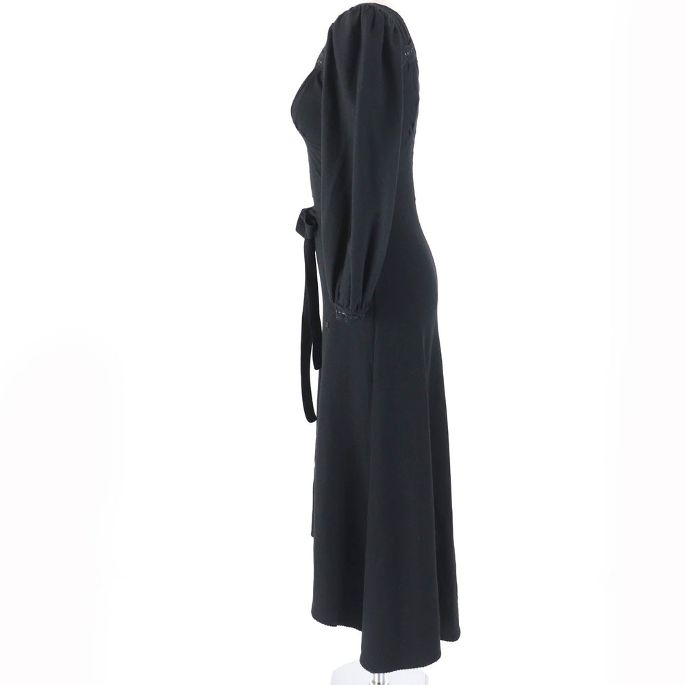 CHANEL one piece 05A P26224V01924 Main: 77% rayon, Main: 13% polyester, Main: 9% cashmere, Main: 1% polyester black Women 36 Used Authentic
