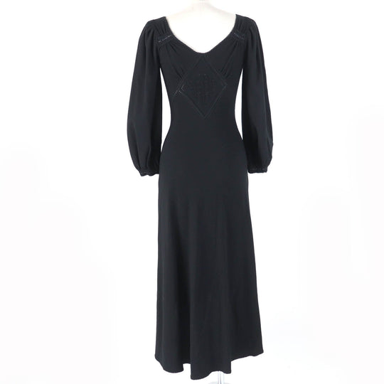 CHANEL one piece 05A P26224V01924 Main: 77% rayon, Main: 13% polyester, Main: 9% cashmere, Main: 1% polyester black Women 36 Used Authentic