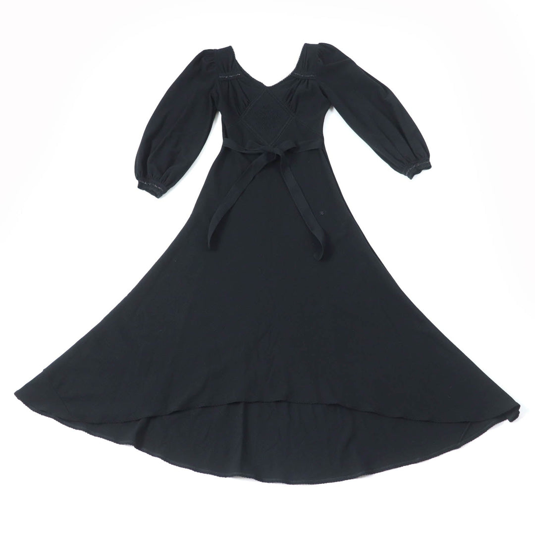 CHANEL one piece 05A P26224V01924 Main: 77% rayon, Main: 13% polyester, Main: 9% cashmere, Main: 1% polyester black Women 36 Used Authentic