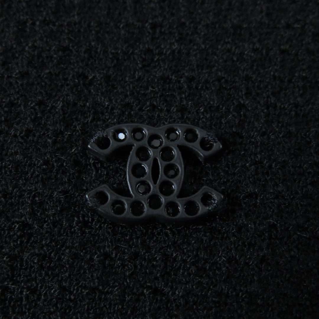 CHANEL one piece 05A P26224V01924 Main: 77% rayon, Main: 13% polyester, Main: 9% cashmere, Main: 1% polyester black Women 36 Used Authentic