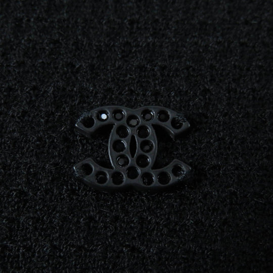 CHANEL one piece 05A P26224V01924 Main: 77% rayon, Main: 13% polyester, Main: 9% cashmere, Main: 1% polyester black Women 36 Used Authentic