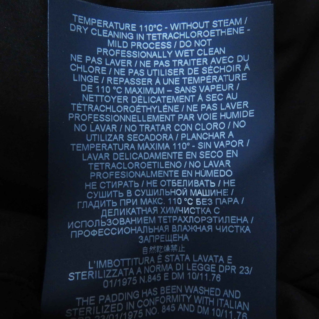 Herno down coat PI0848D Outer: 80% wool, Outer: 20% nylon, Outer: 100% nylon, Lining: 100% nylon, Filling: 90% down black Women 40 Used Authentic