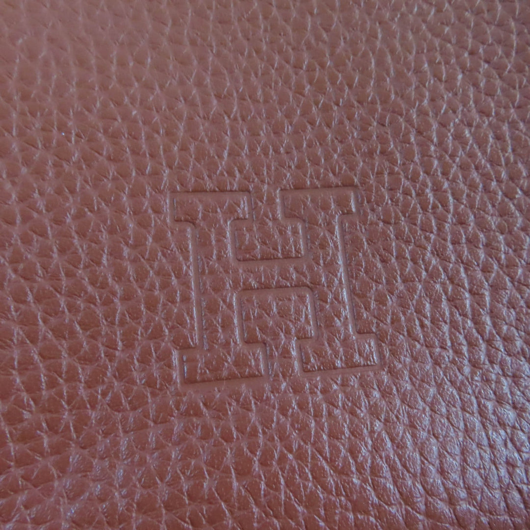 HIROFU Shoulder Bag Main: Leather Brown Women Used Authentic