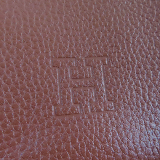 HIROFU Shoulder Bag Main: Leather Brown Women Used Authentic